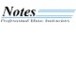 Notes Professional Music Instructors