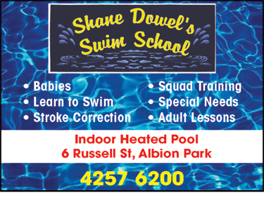 Shane Dowel's Swim School - Schools Australia 4