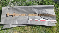 Ancient Viking sword discovered 'sticking up out of the ground' after 1,300 years Schools Australia