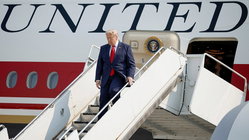 Trump explains why he's flying old Air Force One back to DC Schools Australia