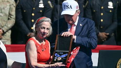 Trump posthumously awards Medal of Freedom to 9/11's 'man in red bandana' Schools Australia